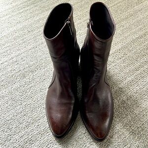 Sam Edelman short brown boots, Vero Cuoio